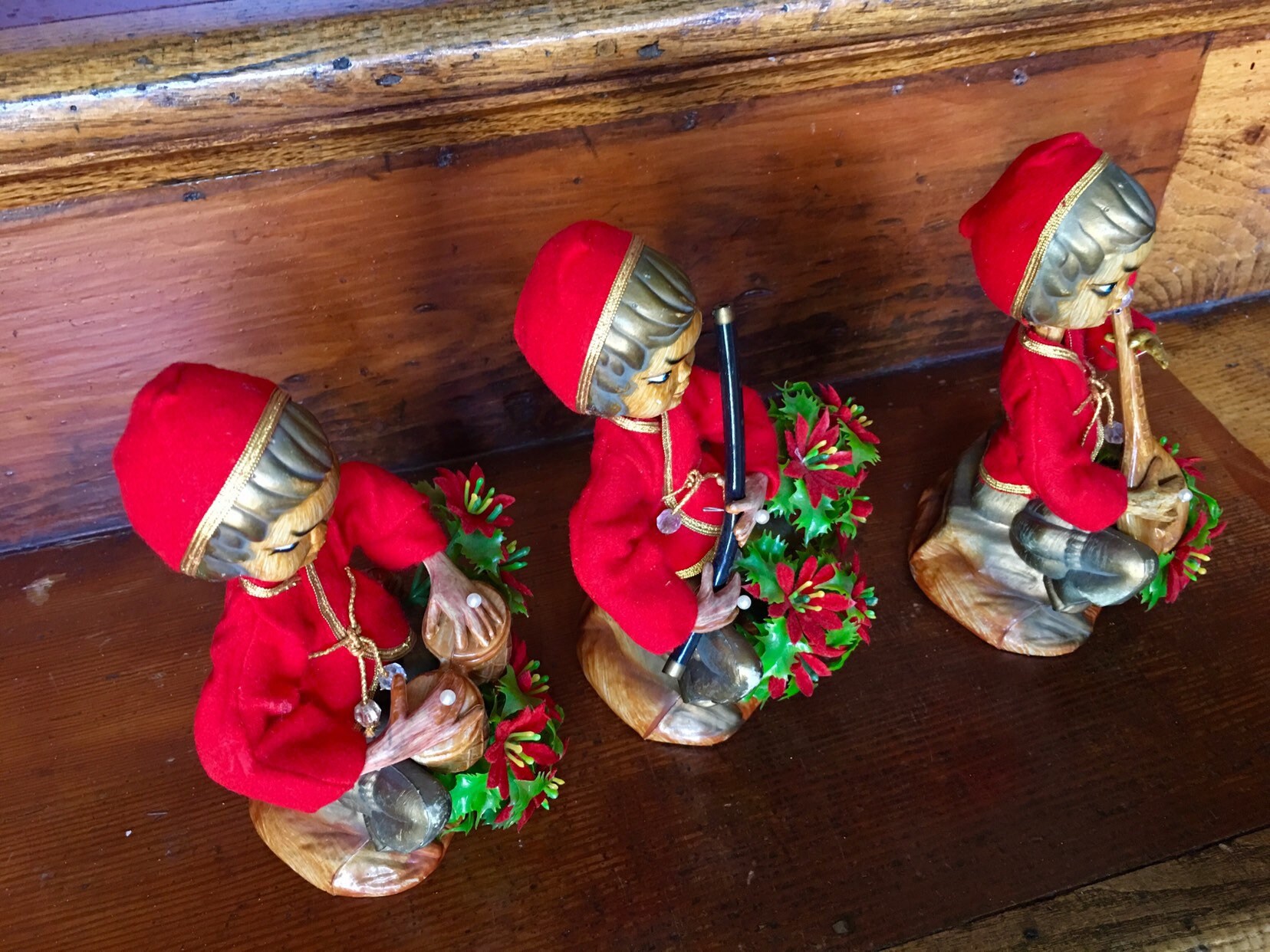 【保証書付】 CHRISTMAS Celluloid VINTAGE ELVES Elf Pixie-like Troubador 3 アメコミ