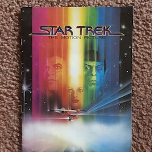 Vintage 1979 Star Trek The Motion Picture Souvenir Program Old Star Trek Ephemera Collectible Movie Pamphlet Star Trek Fan Gift for Trekkie