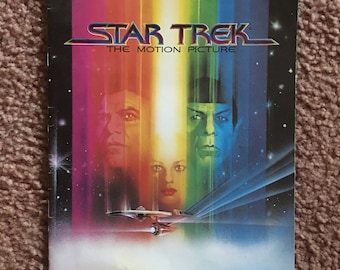 Vintage 1979 Star Trek The Motion Picture Souvenir Program Old Star Trek Ephemera Collectible Movie Pamphlet Star Trek Fan Gift for Trekkie