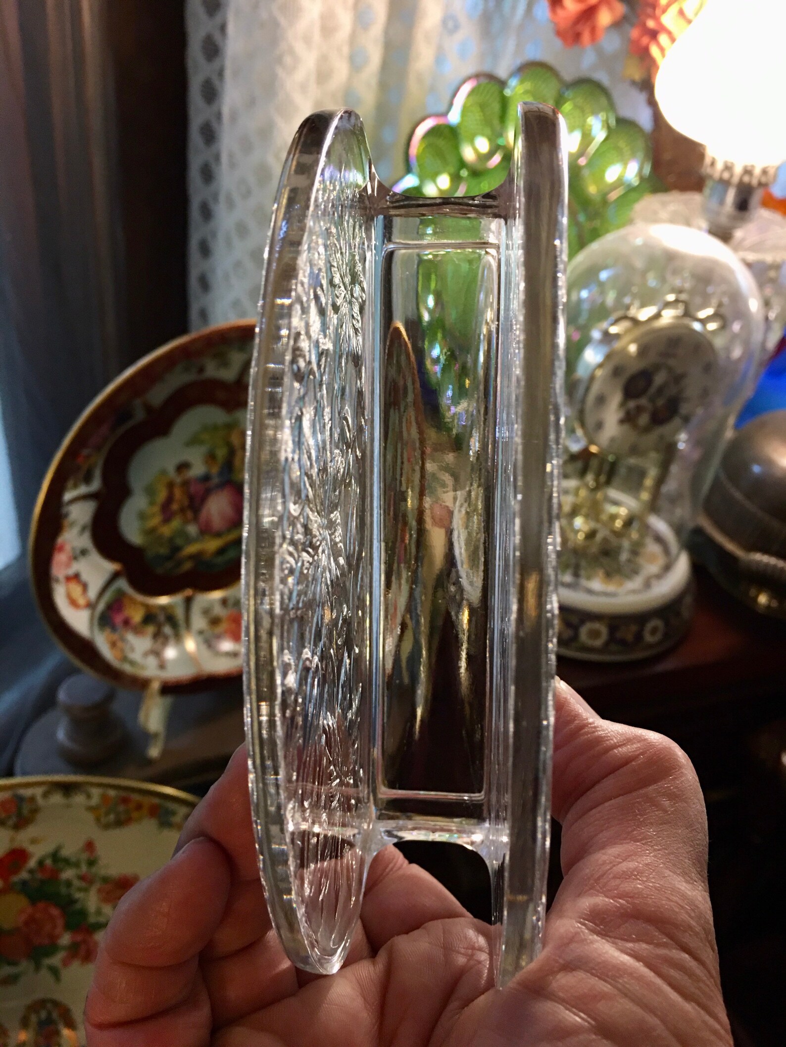Vintage CRYSTAL Glass NAPKIN HOLDER Princess House Fantasia Etsy