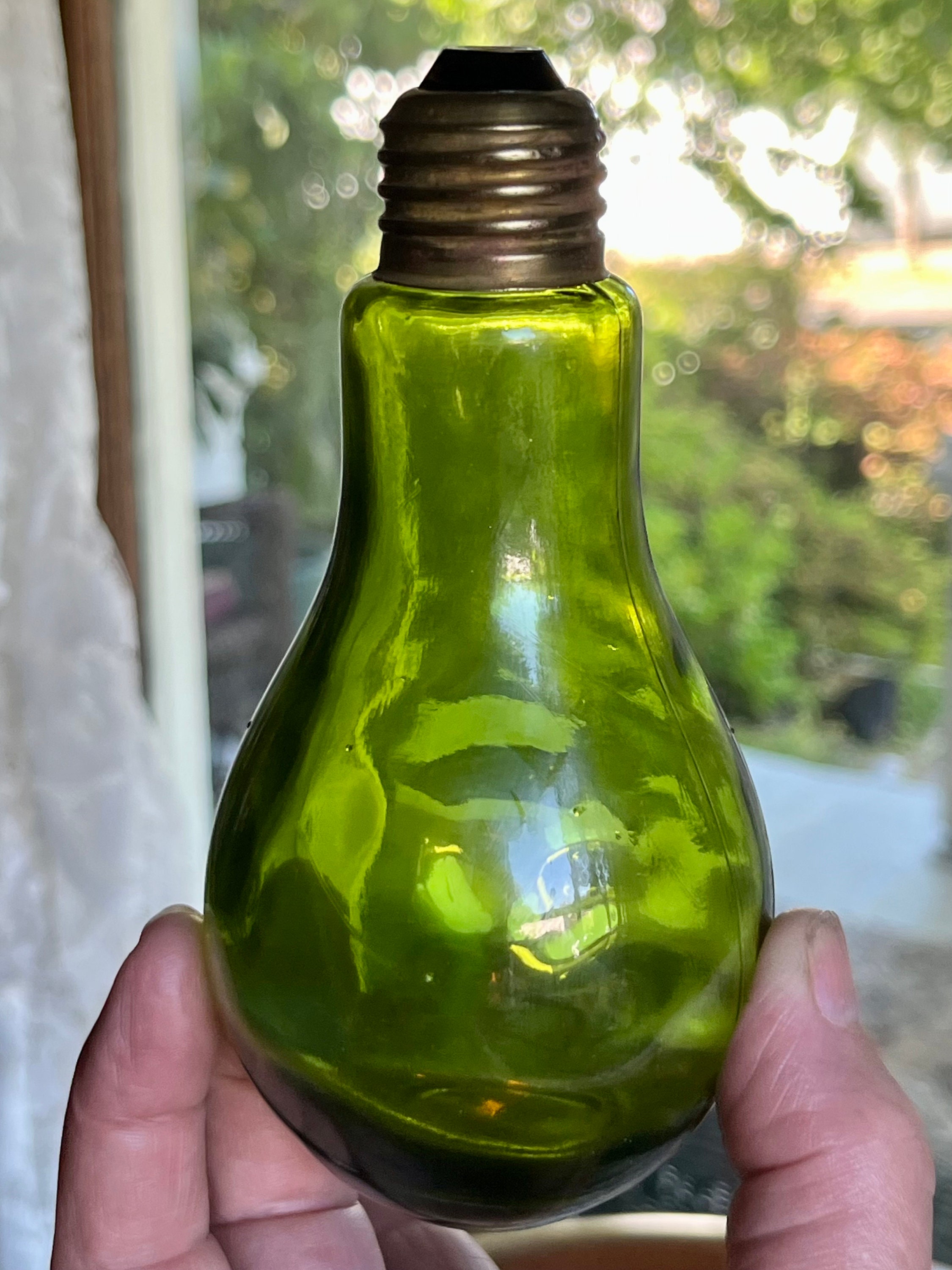 Vintage Collectible Glass Light BULB Salt & Pepper SHAKER