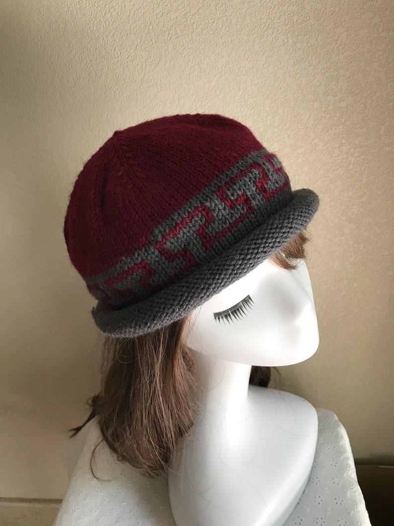 Knit Hat Knitted Christmas Gifts Wool Beanie Slouchy Beanie,knit slouchy hat,hand knited hat Winter Hat Hats Women Hat