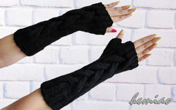 SALE Hand Knit Fingerless Gloves unique Design Fingerless Gloves Knit Lace Arm Warmers Wool Luxury Yarn hand Knit Gloves Etsy UK