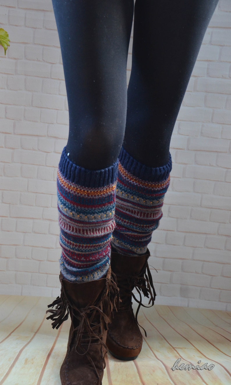 Womens Leg Warmers knit Leg Warmers Womenbohemia Leg Etsy