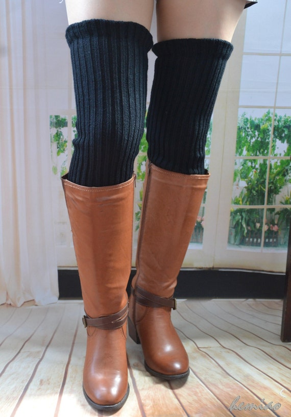 Buy Knit Brown Thigh High Leg Warmers ,knit Over Knee Long Leg Warmers  ,25in Long Womens Leg Warmers,thigh High Socks , the Heavy Winter Socks  Online in India 