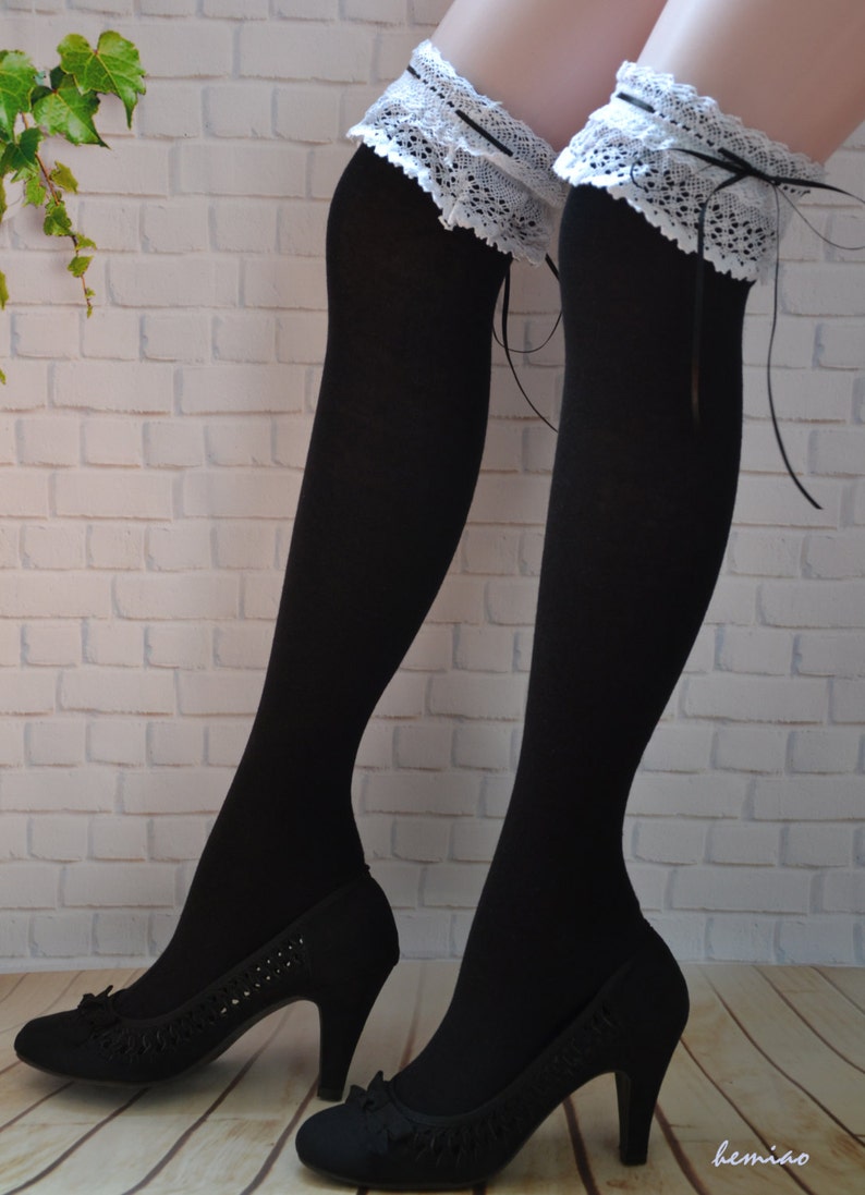 Kids Girls Cartoon Stockings Fashion Over Knee Thigh High Elastic Long Socks NEW
