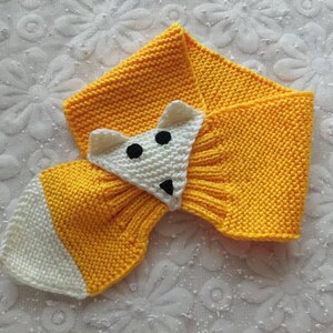 Hand  Knit Fox Scarf,  Kid  /adults  scarf, Orange/ Purple Knit Fox Scarf   ,Novelty Animal Keyhole Scarf ,neckwarmer\winter scarf,