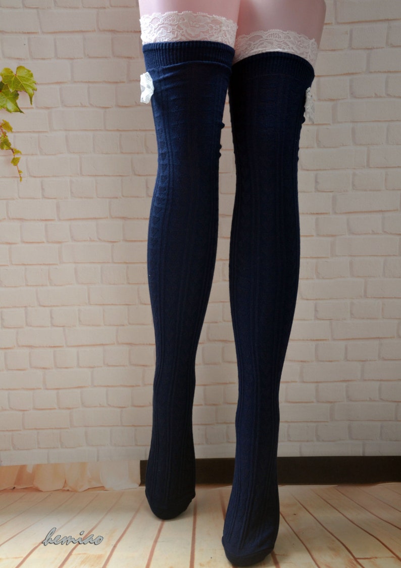 tall boot socks with lace