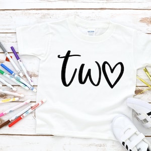 Second Birthday Shirt 2nd Birthday Outfit Two Cool Two Wild Two Year Old Birthday Tee