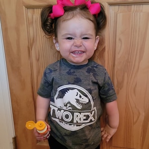 SECOND Birthday Shirt 2nd Birthday Outfit Two Rex Dinosaur Birthday Shirt Girls Dinosaur Birthday Shirt Boys Jurassic Birthday Shirt