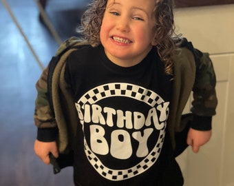 C'est mon t-shirt d'anniversaire - t-shirt Cake Smash - t-shirt d'anniversaire pour tout-petits - chemise d'anniversaire pour enfants - chemise d'anniversaire à carreaux - damier d'anniversaire pour tout-petits