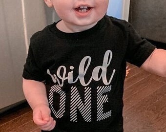 Wild One - 1st Birthday Outfit - Cake Smash Shirt - I'm One - First Birthday Shirt - Onederful