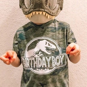 Birthday Shirt Birthday Boy Dinosaur Birthday Outfit Rex Shirt Jurassic Birthday Shirt Dinosaur Birthday Shirt Boys Dinosaur Tee