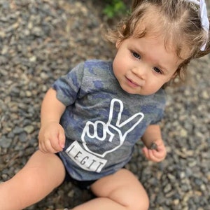 TWO Legit to Quit -  Birthday Shirt - 2nd Birthday Shirt - I'm Two Years Old Tee