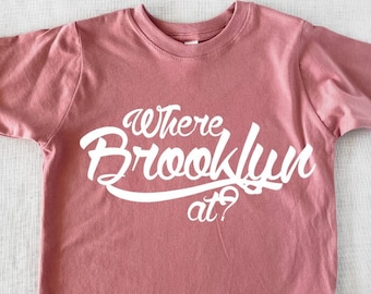 Where Brooklyn At - Biggie Tee - Notorious T-Shirt - Hip Hop Biggie Toddler Tee