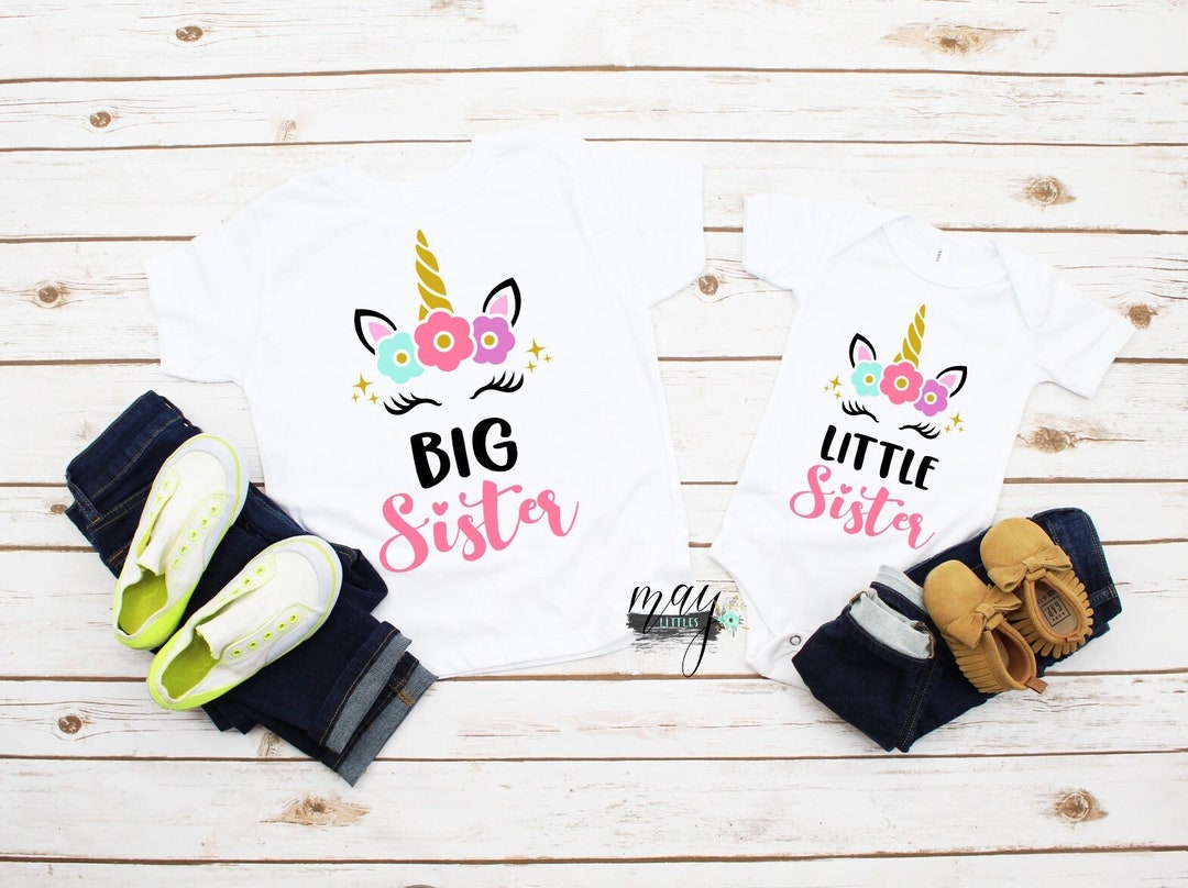 Unicorn Big Sister Shirt Im Going to be a Big Sister Tee PNG, Magic Un
