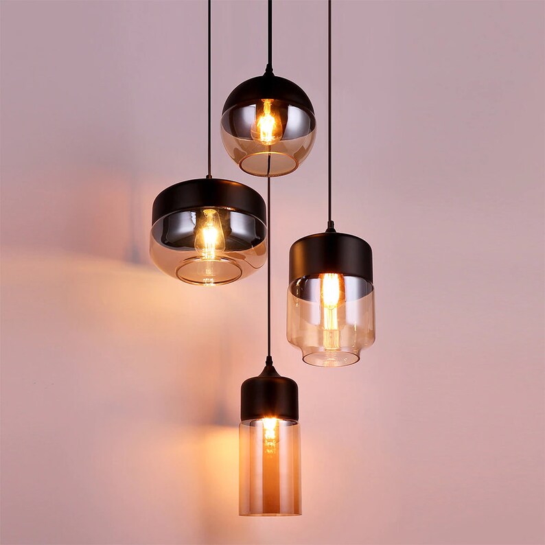 Pendant Lights Cluster Pendant Lights Ceiling Lights Kitchen Etsy UK
