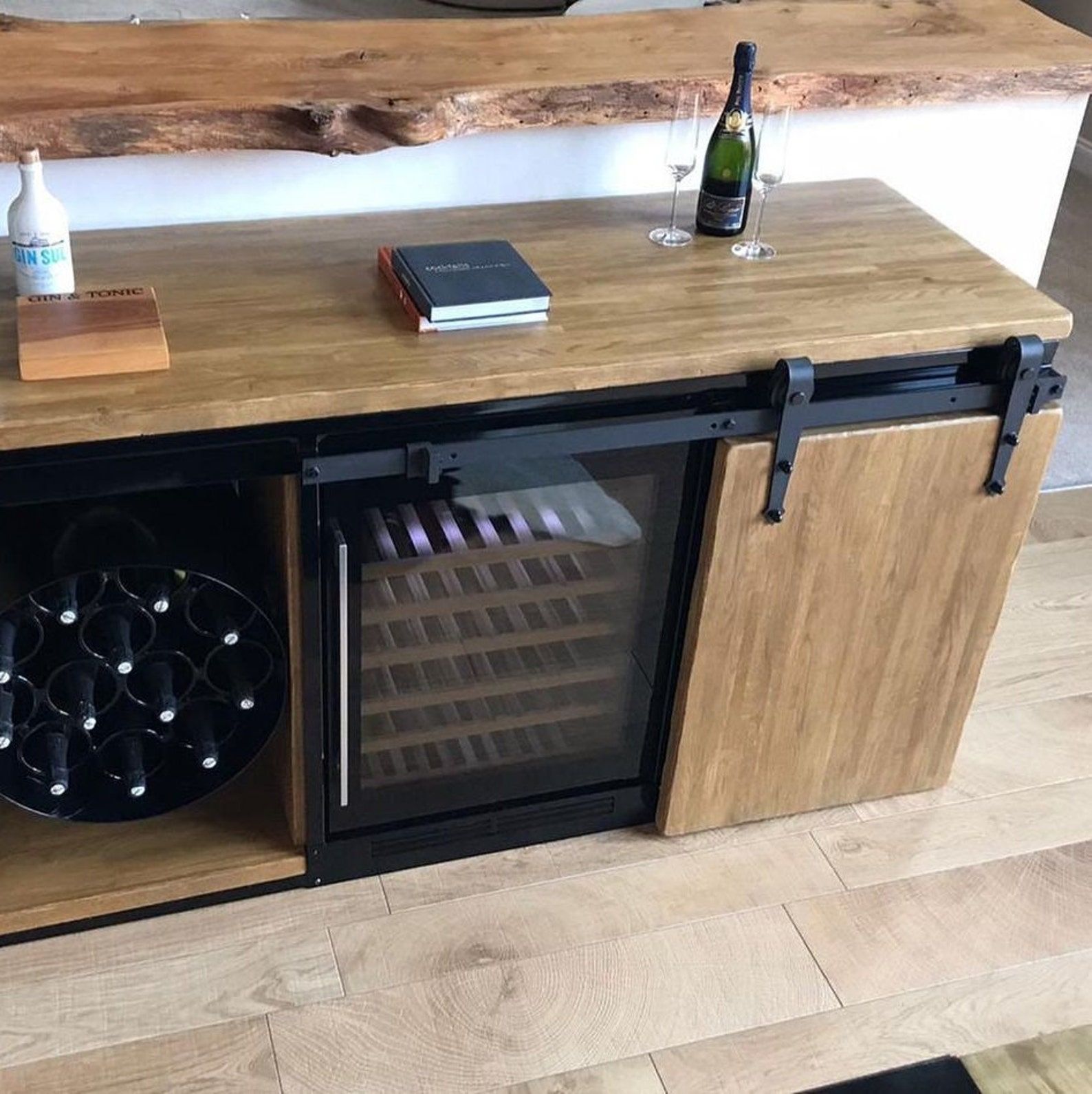 Beer Rack Small Wine Rack Beer Fridge/ Oak Beer Cupboards/ Industrial Wine Cupboards ...