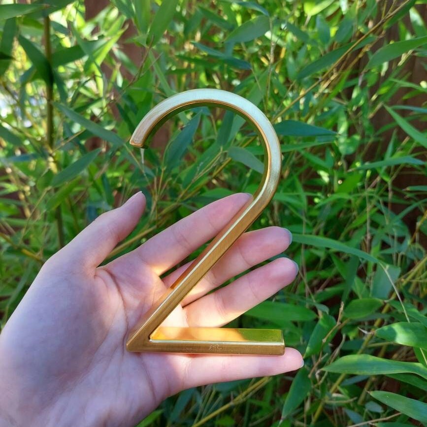 Gold Floating House Numbers/gold House Numbers Floating House Etsy UK