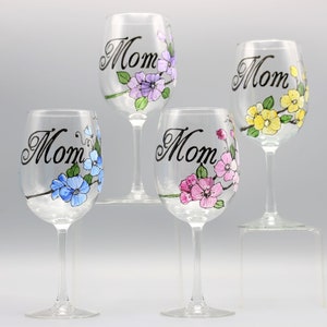 Mother&#39;s Day Wine Glass, Mother&#39;s Day Gift, Personalized Mother&#39;s Day Wine Glass, Gifts For Mom, Gifts for Her, Sold Separately