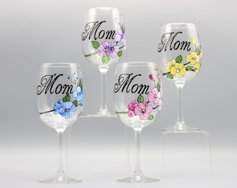 Mother's Day Wine Glass, Mother's Day Gift, Personalized Mother's Day Wine Glass, Gifts For Mom, Gifts for Her, Sold Separately