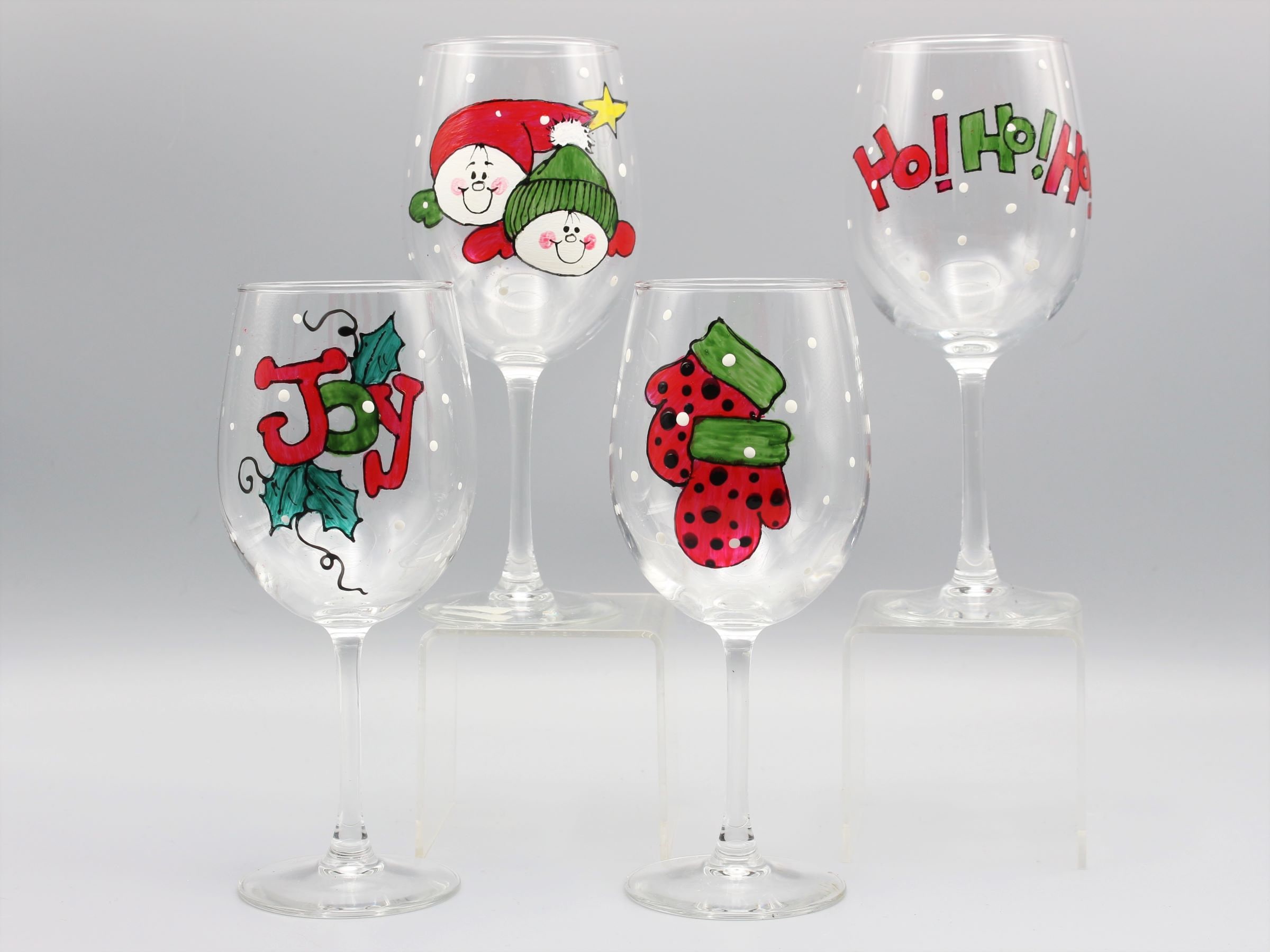 Wine Glass Painting Kit (Set of 2 Glasses)