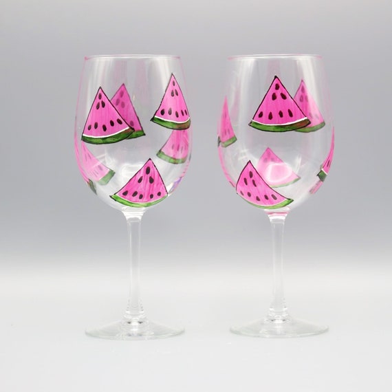 DIY Painted Wine Glasses • Sunday Table