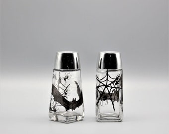 Hand Painted Halloween Salt And Pepper Shakers