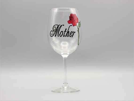 mother wine glass