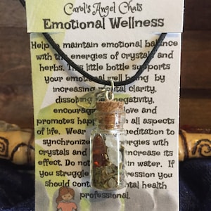 Physical Wellness OR Emotional Wellness  necklace