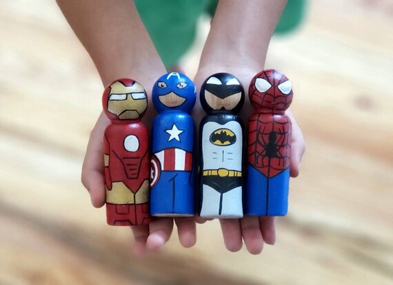marvel peg dolls