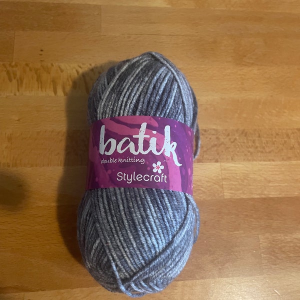 Stylecraft Batik DK in Graphite #1915