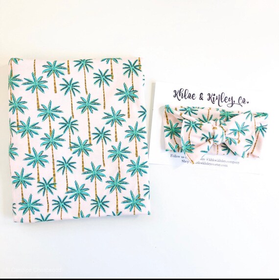 palm tree swaddle