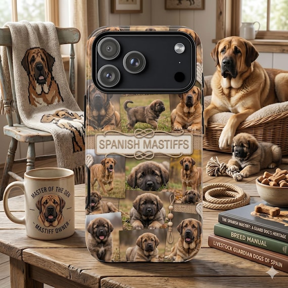 Spanish Mastiff Dog Lovers phone case | iPhone Samsung Google Pixel