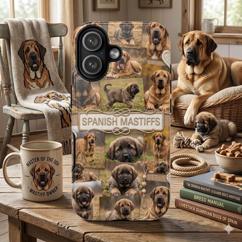 Spanish Mastiff Dog Lovers phone case | iPhone Samsung Google Pixel image 5