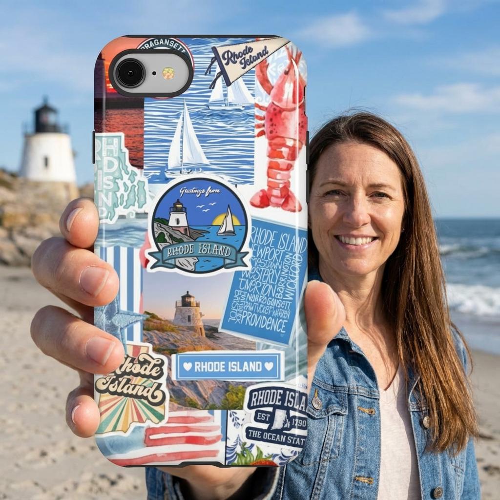 adorable phone cases Patchwork Cottage MagSafe® Compatible iPhone Case
