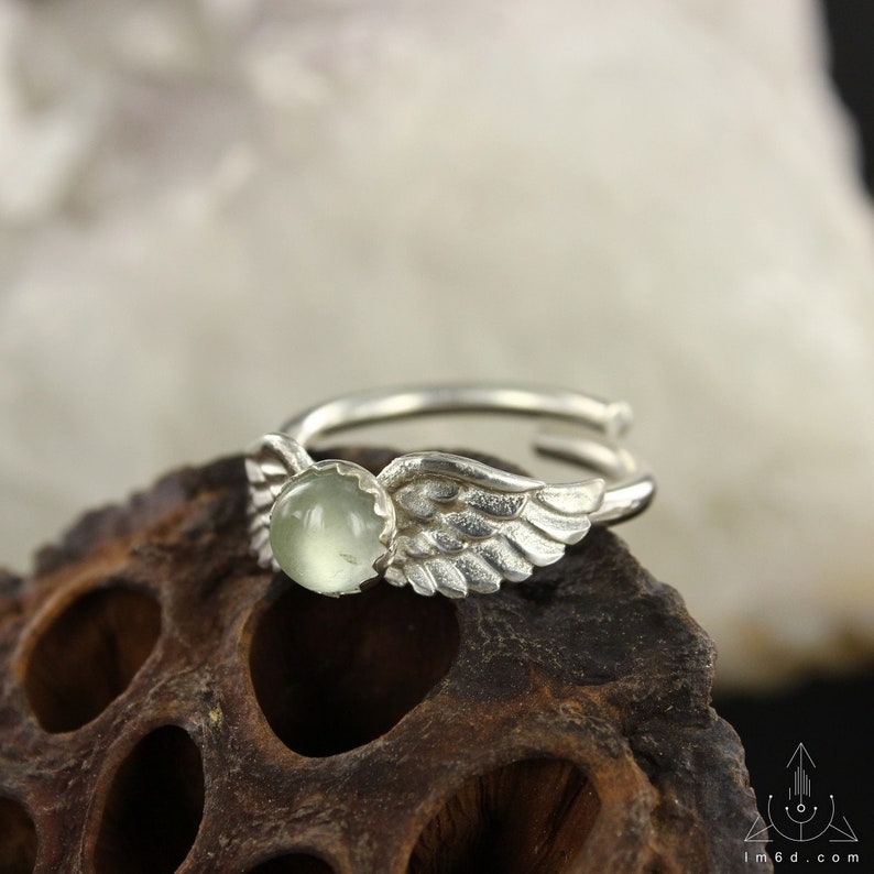 Wing ring Angel wings ring Feather ring Dreamcatcher Etsy