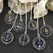 Gyroscope planet necklace choose your color - Handmade C0377