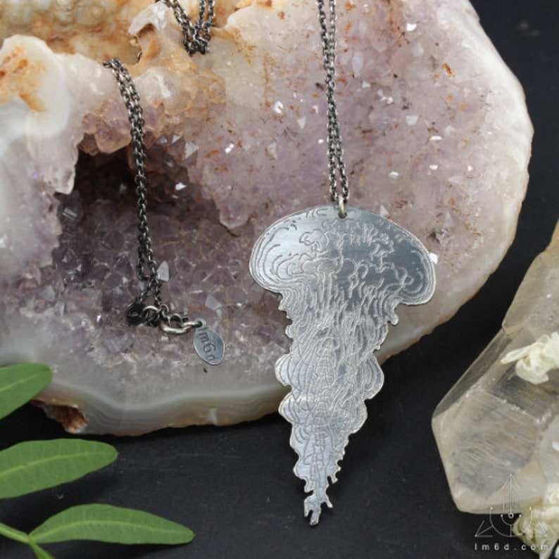 Choose your totem animal necklace Handmade C0133 Jellyfish