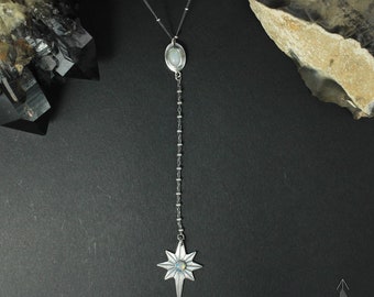 Collezione "Guiding star Vol.3" Collana con opale, realizzata a mano C0516