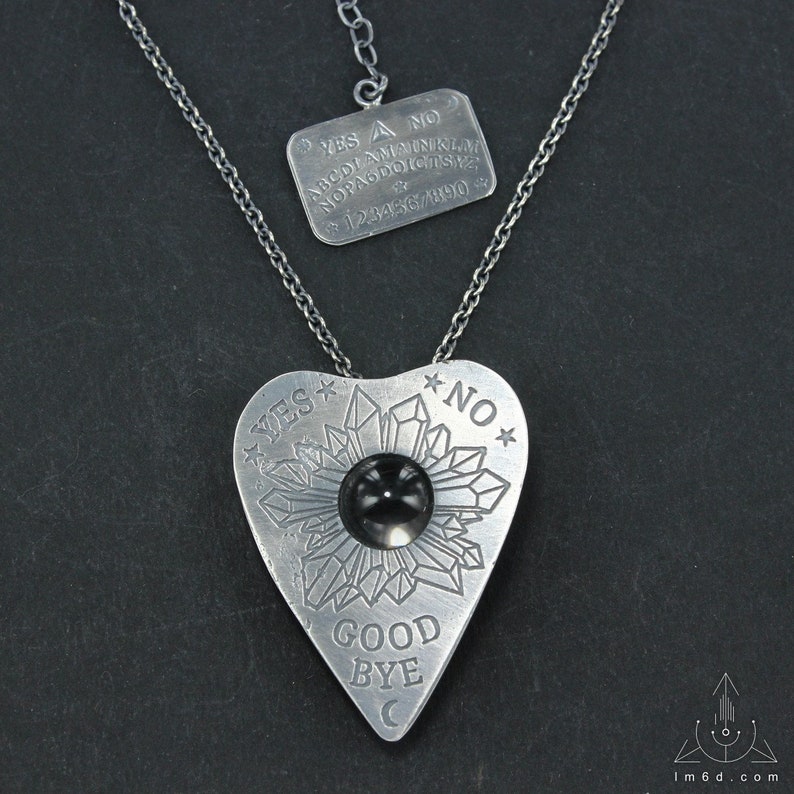 Ouija planchette board necklace Handmade C0386 image 7