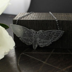 Choose your totem animal necklace Handmade C0133 Moth