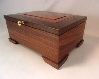 Exotic Wood Tie Clip Etsy - jewelry box exotic bolivian rosewood men or womens jewelry box with wenga trim from africa 2 drawers stainless gold plated hinges