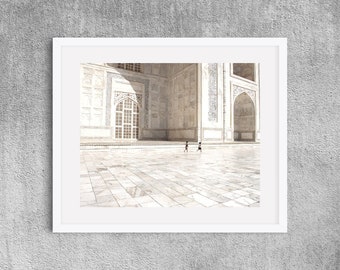 Taj Mahal print, India, travel photography, architecture, fine art print, home decor, wall art