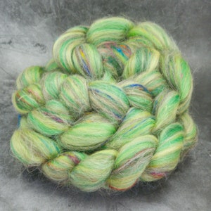 Gooseberry - Corriedale, UK Alpaca & Sari Silk