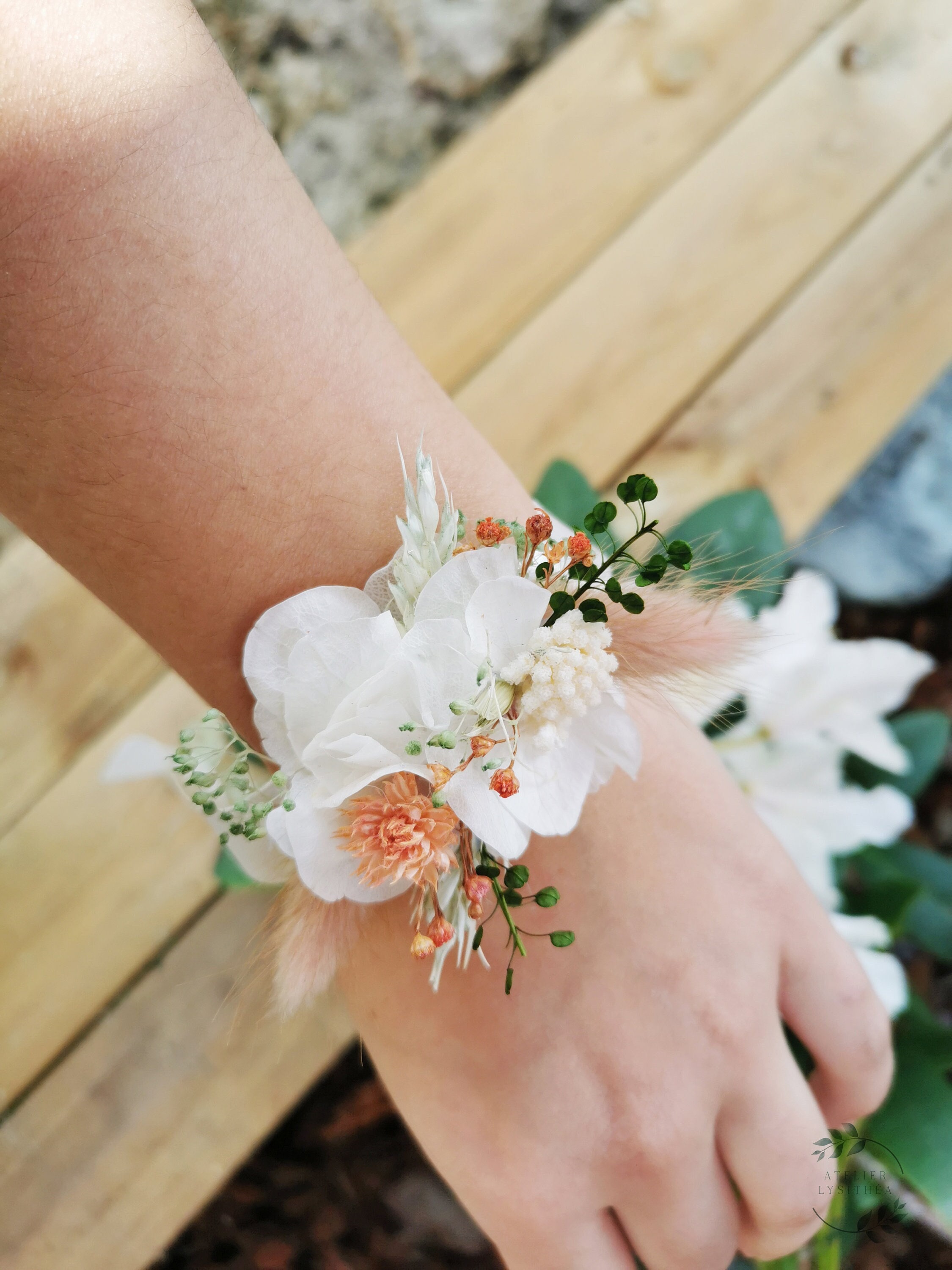 Bridesmaid Bracelet fanny Dried and Stabilized 