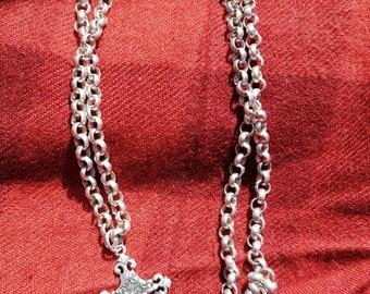 GHA Swedish Zirconia 925 Silver Necklace Pendant.