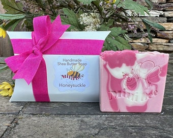 HONEYSUCKLE Shea Butter Soap, Handmade Soap, Cold Process Soap, Moisturizing