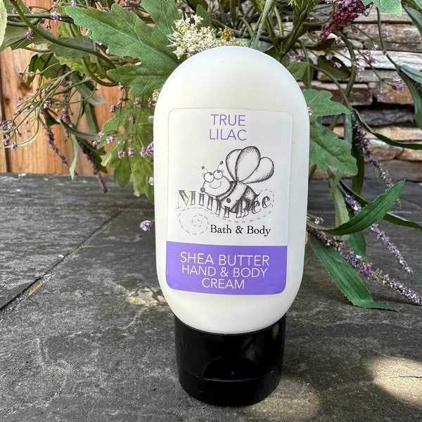 TRUE LILAC Handcrème, Bodycrème, Shea Butter Handgemaakte Crème