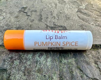 PUMPKIN SPICE Natural Beeswax Lip Balm